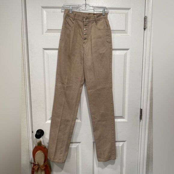 Vintage Lawman Tan Jeans - Picture 2 of 3